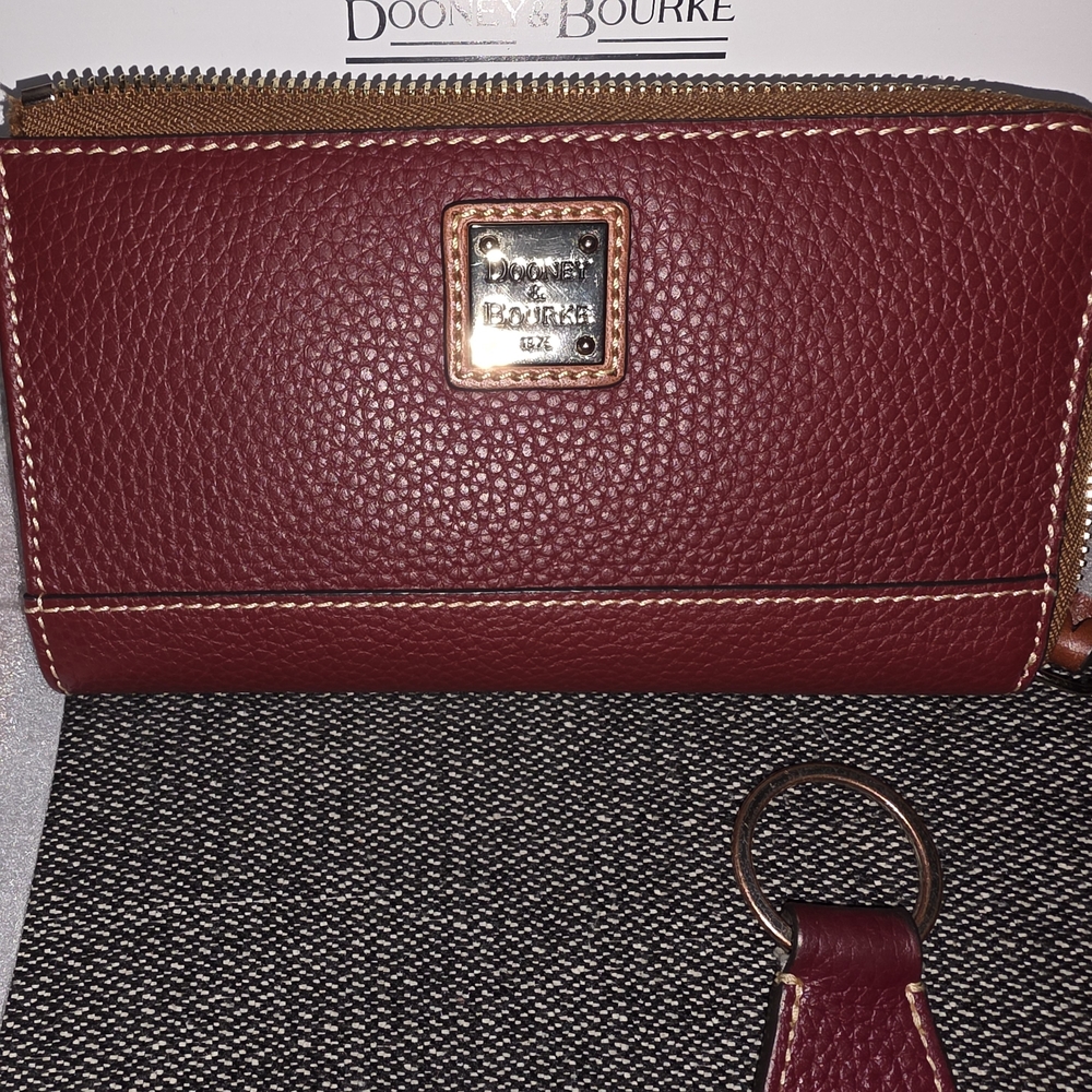 Dooney & Bourke Burgundy Leather Wallet